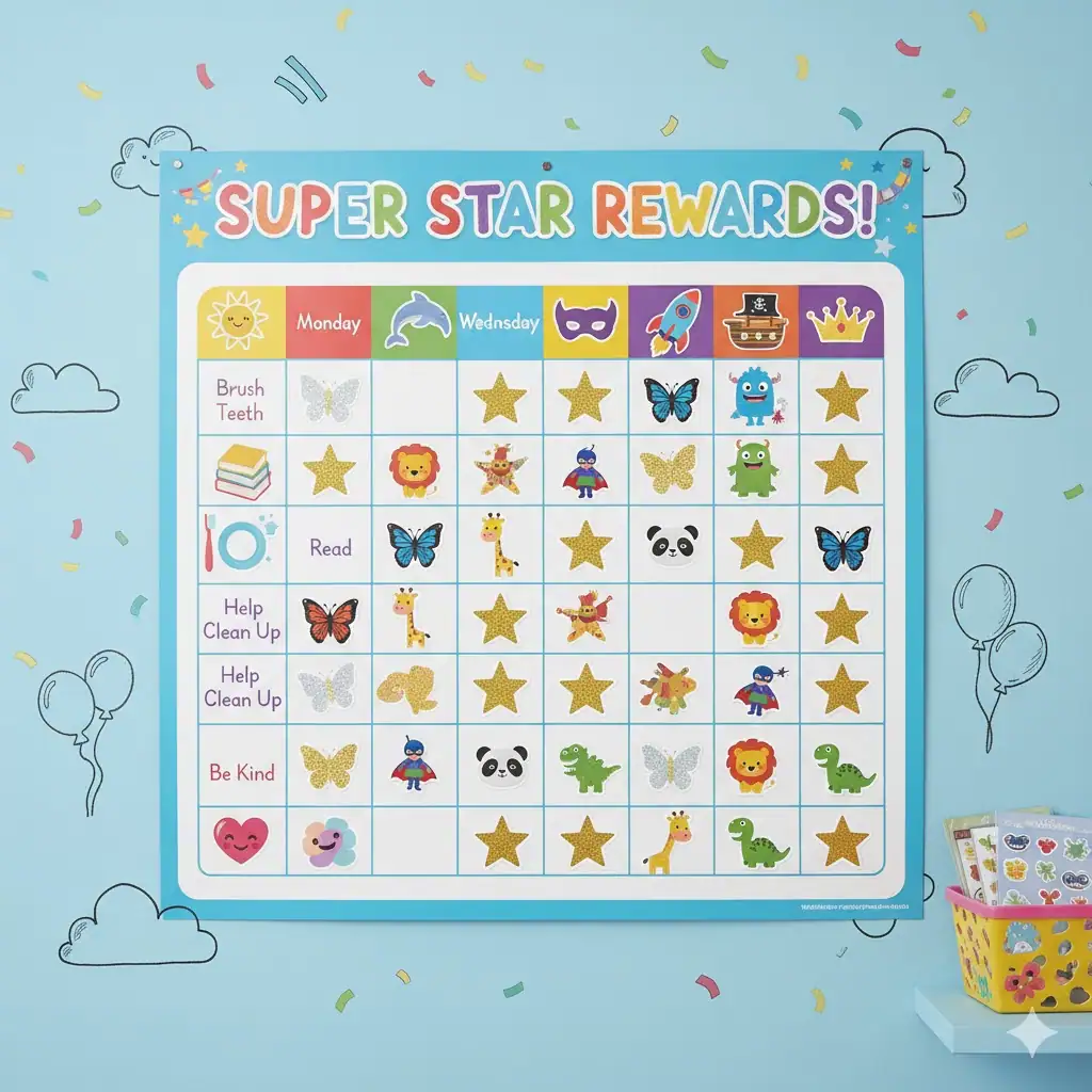 15 Proven Reward Charts for Kids That Actually Work