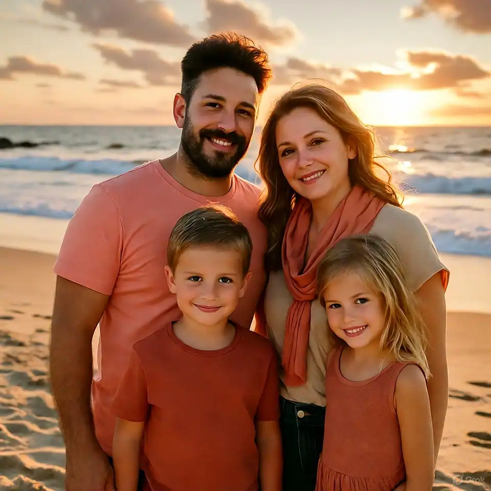 15 Stunning Beach Photoshoot Outfit Ideas for Families You’ll Want to Copy This Summer