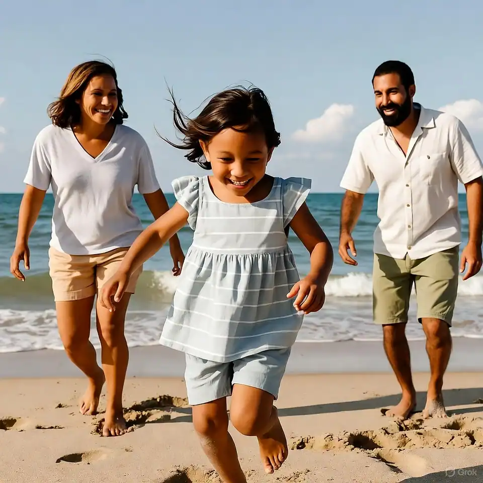 15 Stunning Beach Photoshoot Outfit Ideas for Families You’ll Want to Copy This Summer