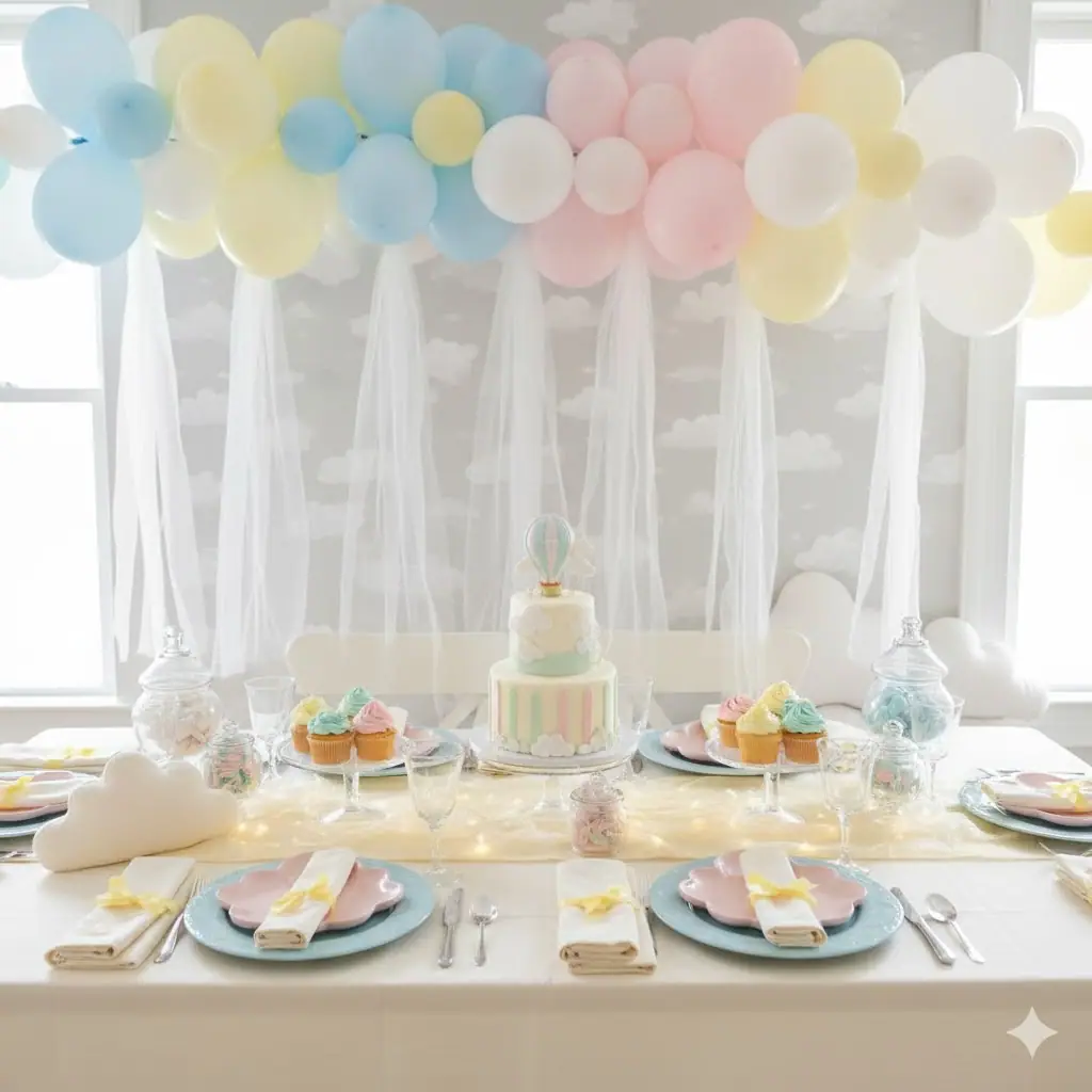 15 Dreamy Cloud Baby Shower Theme Ideas