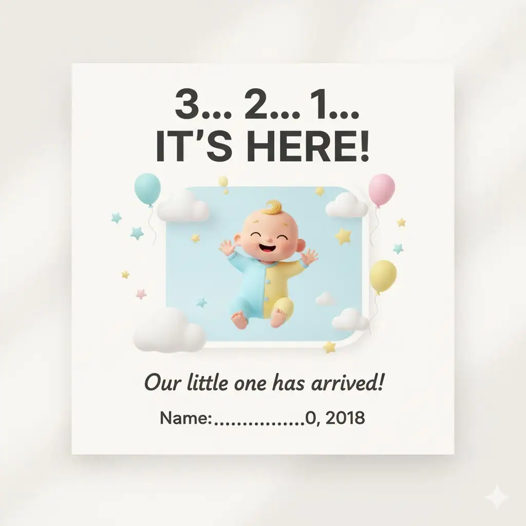 15 Jaw-Dropping Birth Announcement Ideas Every New Parent Will Love