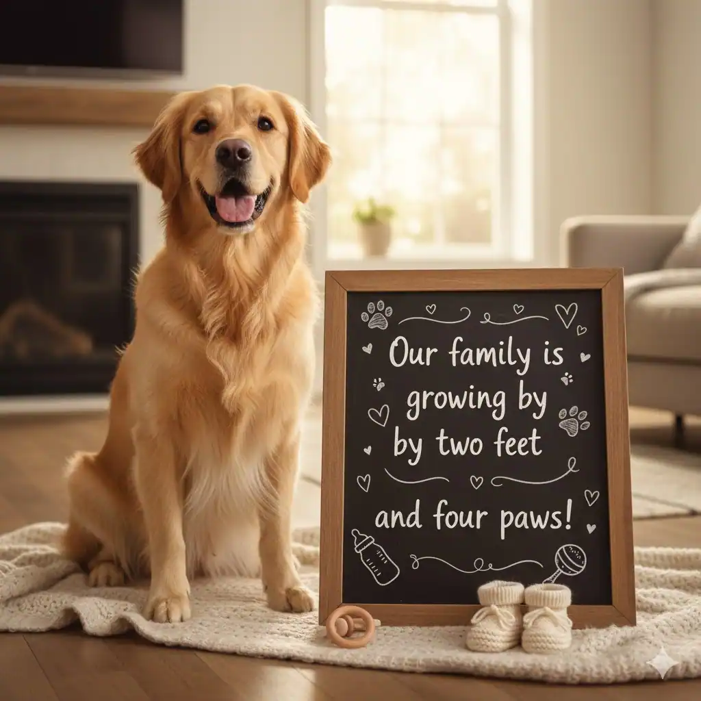 15 Adorable Pregnancy Announcement Ideas with Your Dog That Will Melt Everyone’s Heart
