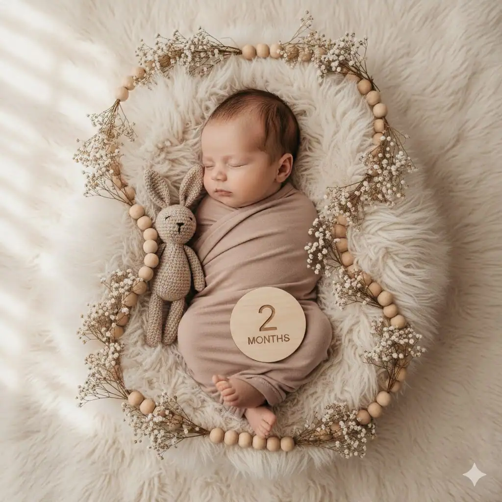15 Adorable 2 Month Baby Picture Ideas You’ll Wish You Tried Sooner