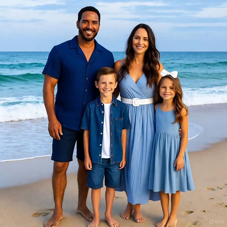 15 Stunning Beach Photoshoot Outfit Ideas for Families You’ll Want to Copy This Summer