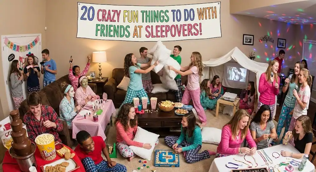 20 Crazy Fun Things to Do with Friends at Sleepovers