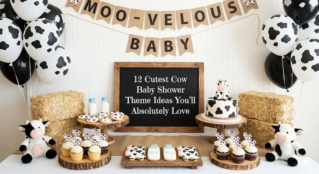 12 Cutest Cow Baby Shower Theme Ideas You’ll Absolutely Love