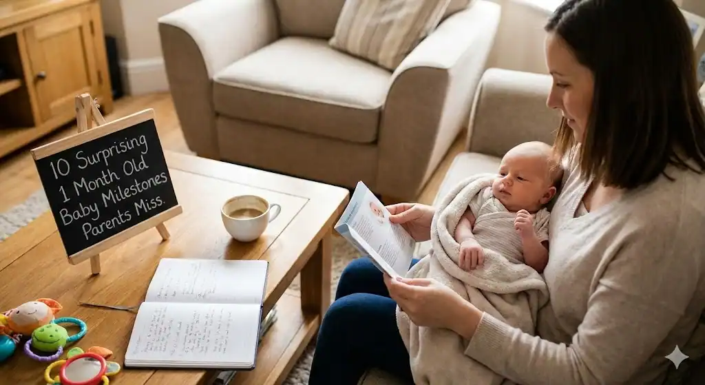 10 Surprising 1 Month Old Baby Milestones Parents Miss