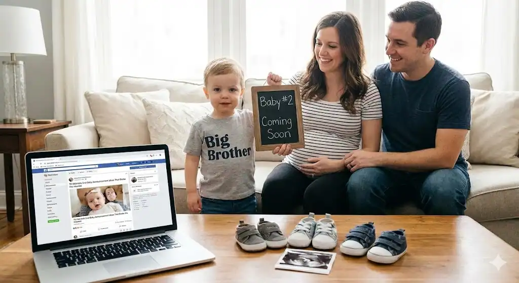 15 Adorable 2nd Baby Announcement Ideas That Broke the Internet