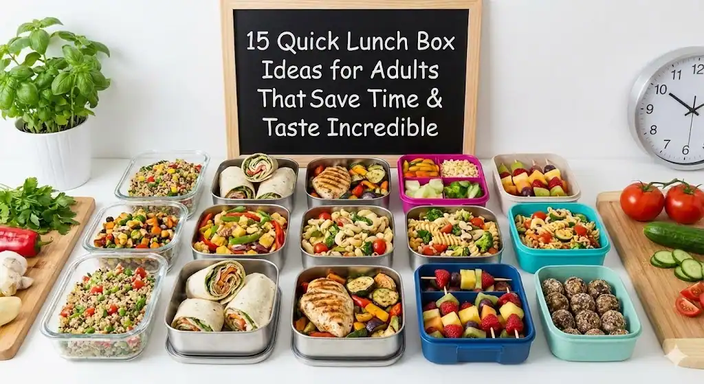 15 Quick Lunch Box Ideas for Adults That Save Time & Taste Incredible