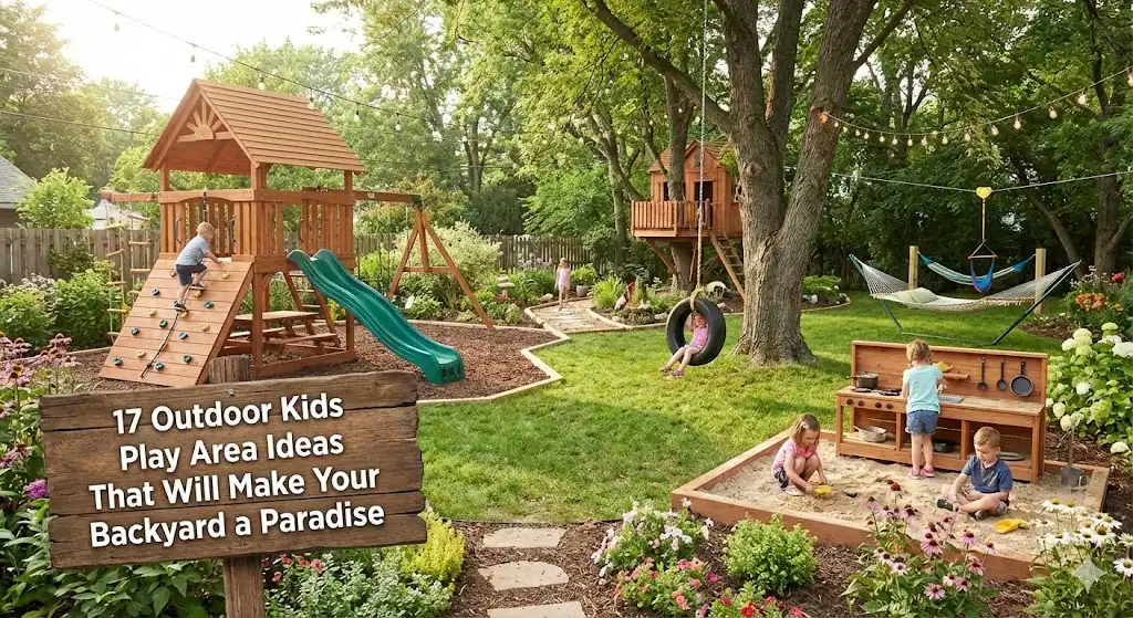 17 Outdoor Kids Play Area Ideas That Will Make Your Backyard a Paradise
