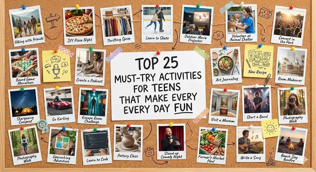Top 25 Must-Try Activities for Teens That Make Every Day Fun