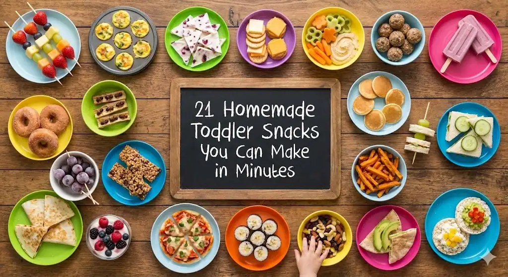21 Homemade Toddler Snacks You Can Make in Minutes