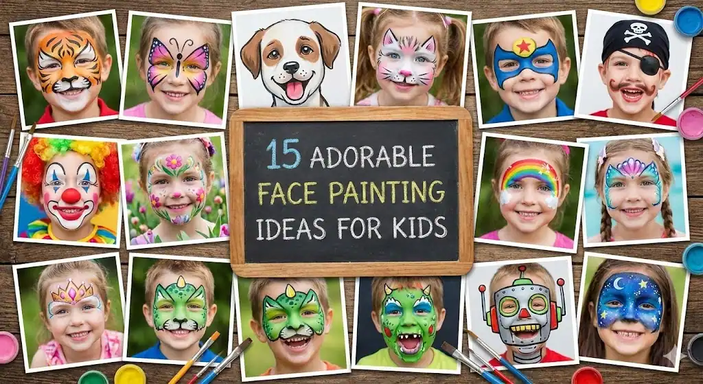 15 Adorable Face Painting Ideas for Kids