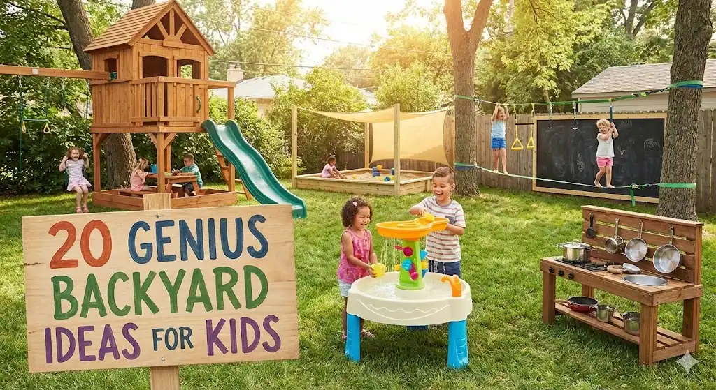 20 Genius Backyard Ideas for Kids That Will Keep Them Busy All Summer