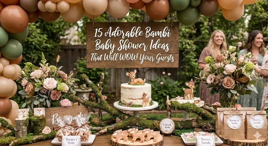 15 Adorable Bambi Baby Shower Ideas That Will WOW Your Guests
