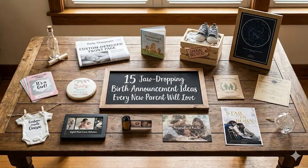 15 Jaw-Dropping Birth Announcement Ideas Every New Parent Will Love