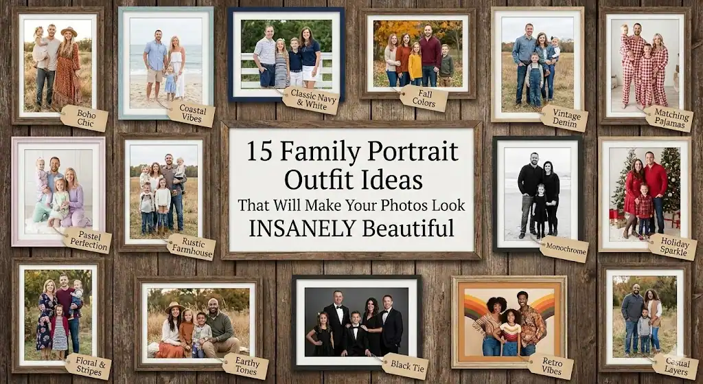 15 Family Portrait Outfit Ideas That Will Make Your Photos Look INSANELY Beautiful