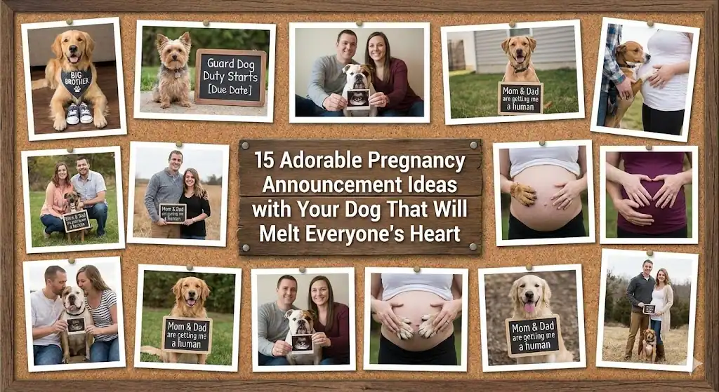 15 Adorable Pregnancy Announcement Ideas with Your Dog That Will Melt Everyone’s Heart