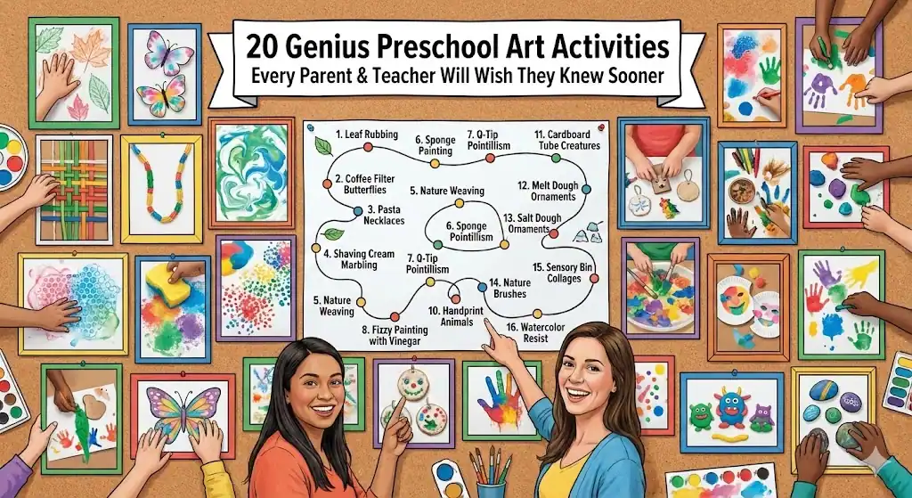 20 Genius Preschool Art Activities Every Parent and Teacher Will Wish They Knew Sooner