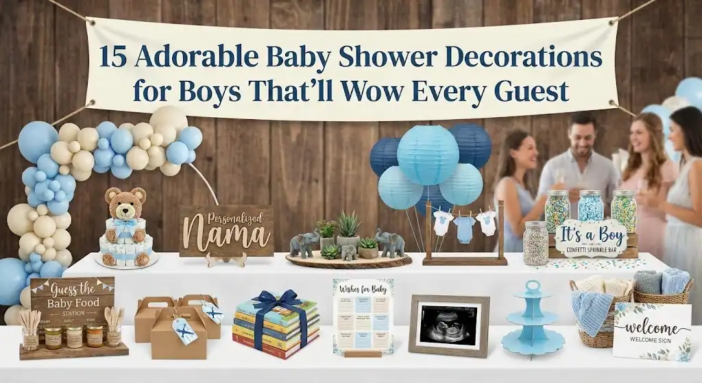15 Adorable Baby Shower Decorations for Boys That’ll Wow Every Guest