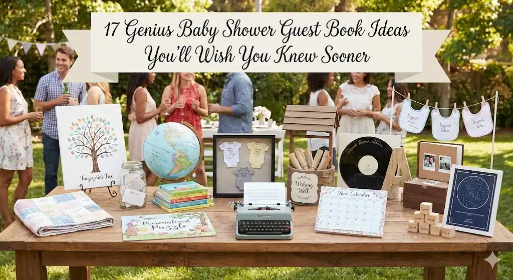 17 Genius Baby Shower Guest Book Ideas You’ll Wish You Knew Sooner