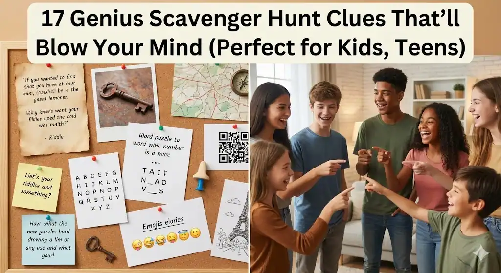 17 Genius Scavenger Hunt Clues That’ll Blow Your Mind (Perfect for Kids & Teens)