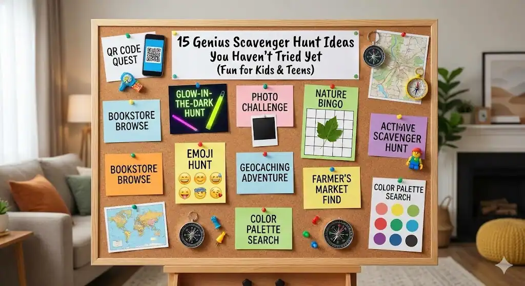 15 Genius Scavenger Hunt Ideas You Haven’t Tried Yet (Fun for Kids & Teens)