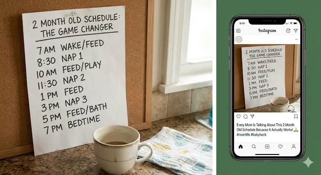 Every Mom Is Talking About This 2 Month Old Schedule Because It Actually Works