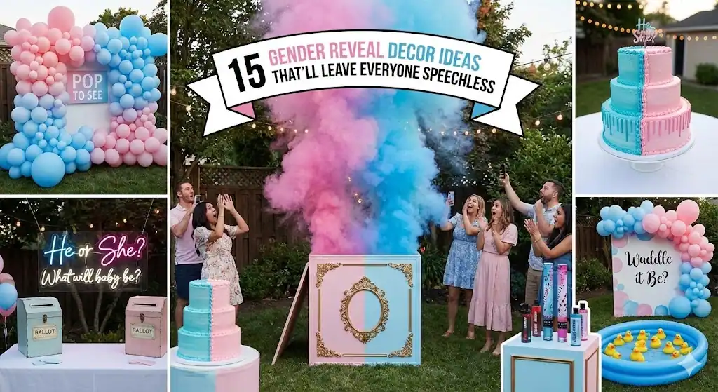 15 Gender Reveal Decor Ideas That’ll Leave Everyone Speechless