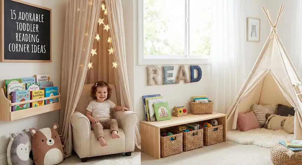 15 Toddler Reading Corner Ideas That Actually Get Kids Reading